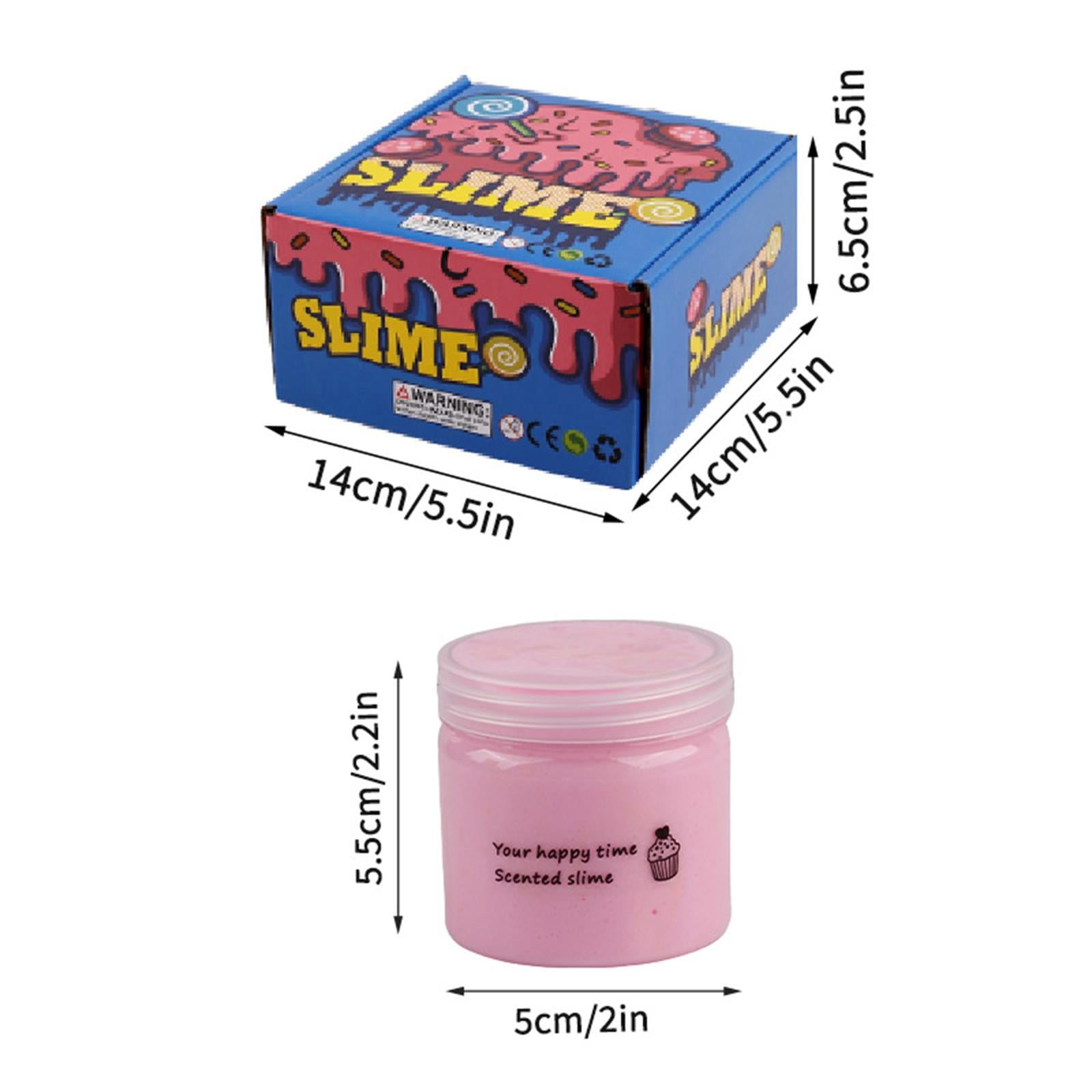 4-Pack Astronaut Slime Toy for Kids - Non-Sticky Galaxy Slime with Space Charms, Colorful Butter Slime Kit for Sensory Play, Party Favors, Stress Relief - Boys Girls Ages 3+