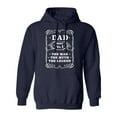 thumbnail image 2 of Veracco Best No 1 Dad The Man The Myth The Legend Hoodie Sweatshirt | Unisex | for Men and Women (Navy), 2 of 4