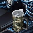 thumbnail image 4 of 40 oz Camouflage Tumbler with Handle Flip Straw Lid Travel 40oz Camouflage Travel Must Haves Tumblers Lids Straws Vacuum Insulated Leak Proof Stainless Steel Cup Mug Unisex Gifts, 4 of 5