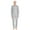 Grey, variant on Unisex Adult Anti-Strip Adaptive Jumpsuit Round Neck Long Sleeve Zip Back Jumpsuit Dementia Clothing Grey L