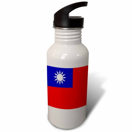 

3dRose Taiwan Flag Sports Water Bottle 21oz