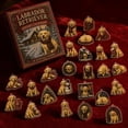 thumbnail image 3 of 24 Pcs Labrador Retriever Acrylic Charm Advent Calendar, Lab Dog Christmas Scarf Sleigh Snowman Wreath Tree Bell Designs, Christmas Countdown Gift for Lab Lovers, 3 of 5
