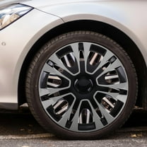 SWETRACE Silver Waterproof Easy Installation Wheel Center Caps Universal 1Pcs 13 Inch