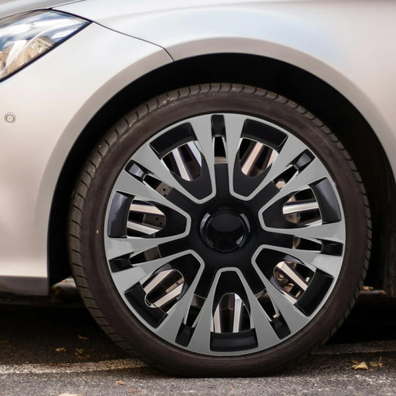 SWETRACE Silver Waterproof Easy Installation Wheel Center Caps Universal 1Pcs 13 Inch