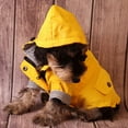 Shulemin Pet Rain Jacket Striped Inside Rainproof Fashion Pet Dogs