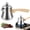 19 OZ, variant on Turkish Coffee Pot (19oz), Stainless Steel Cezve with Lid,One-Piece Seamless Body, Heat-Insulated Wood-Grain Handle, Gas & Electric Stovetops