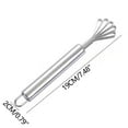 thumbnail image 3 of Coconuts Scraper, Stainless Steel Coconuts Meat Slicer Scraper, Coconuts Meat Removal Tool, Fish Scalers Remover for Kitchen Peeler Tool, 3 of 7