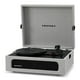 thumbnail image 1 of Crosley CR8017B-GY Voyager Vintage Tocadiscos de vinilo portátil con entrada/salida Bluetooth y altavoces integrados, gris, 1 of 2