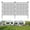 Top Flat Design 29w×32h In 10 Pieces Without Door 10 Mesh Pieces + 11 Round Head Ground Plugs + 1 6-Point Wooden Mallet, variant on Yeshouse Decorative Outdoor Garden Fencing, Metal Wire Pet Barrier for Landscape, Dogs, Rabbits, Patio & Yard