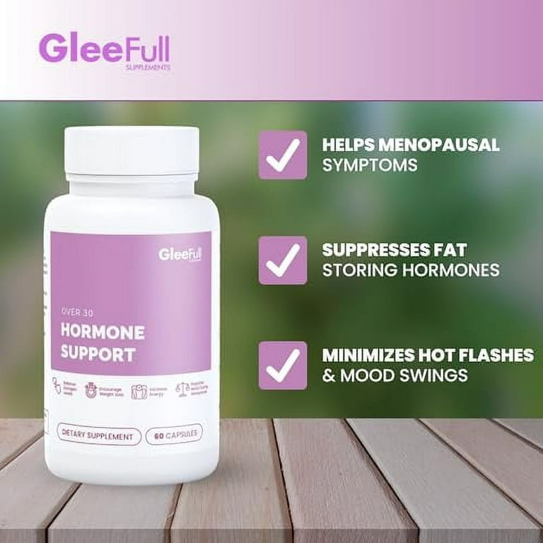 GleeFull Over 30 Women Hormone Support - Ashwagandha Estrogen 