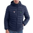 thumbnail image 2 of Dovford Heated Jacket for Men, Graphene Heating Hood Jacket, Soft Shell No 12V Battery Pack, Winter Electric Heating Coat, 2 of 6