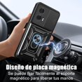 thumbnail image 3 of MARVA Funda para Motorola Moto Edge 50 Fusion + 3pzs Mica Protector de Pantalla,con Ventana Deslizante PC,Lámina Hierro Magnética,Soporte Invisible,TPU+PC,Accesorios, 3 of 8