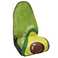 thumbnail image 2 of Uourmeti Front Seat Cover Machine Washable Microfiber, Compatible with Van Truck Seat, for Cars Trucks SUVs, Avocado Summer Cocktail, 2 of 7