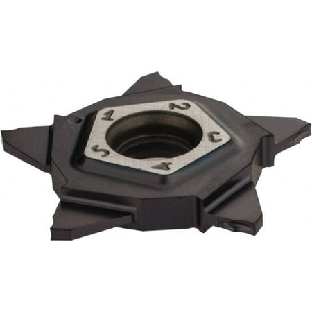 

Iscar PENTA24N100 J IC908 Grade 1mm Cutting Width Carbide Cutoff Insert Neutral Lead Angle 0.04mm Cnr Rad TiAlN Coated Other End