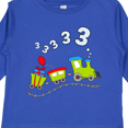 thumbnail image 4 of Inktastic Third Birthday Party Train Boys or Girls Long Sleeve Toddler T-Shirt, 4 of 5