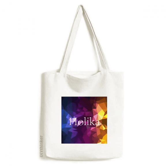 Airbrush Color Splashed Joy Holi Tote Canvas Bag Shopping Satchel Casual Handbag