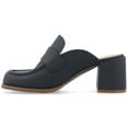 thumbnail image 3 of Journee Womens Bayley Slip On Block Heel Mule Pumps, 3 of 10