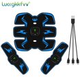 thumbnail image 1 of Estimulador muscular inalámbrico EMS, entrenador inteligente para Fitness, entrenamiento Abdominal, pegatinas eléctricas para perder peso, masajeador adelgazante corporal Tan Jianjun unisex, 1 of 2