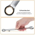thumbnail image 4 of 2packs 17mm Combination Wrench with Offset 12-Point Box End and Angled Open End, 4 of 6