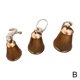 thumbnail image 5 of Campanas navideñas, juego de 3 campanas de metal rústicas de estilo campestre vintage, vaca colgante navideña para campanas navideñas, campanas gigantes de latón M6S0, 5 of 6