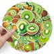 thumbnail image 2 of Pegatinas de vinilo con estampado de kiwis, resistentes al agua, estilo anime, 50 unidades/lote, 2 of 5