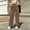 Coffee women high waisted wide leg trousers a1, variant on BRELIL Women's High Waisted Wide Leg Trousers with Pockets Casual Streetwear Long Pants Baggy Loose Fashion Outfits Solid Workout Palazzo, Light Blue S