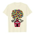 thumbnail image 3 of WOYY Toddler Girl's 100 Days of School T Shirt Short Sleeve Graphic T-Shirt Summer Tee, 3 of 3