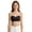 Black, variant on Girls Strapless Bra Bandeau Bras 10-12 12-14 14-16 Clear Straps Wireless Kids Tube Top Seamless Training Bra