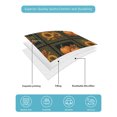 thumbnail image 4 of Quilts Queen Size Bedding Set, Thanksgiving Reversible Summer Quilt 3 Pieces, Fall Pumpinks Sunflower Leaves Vintage Lightweight Bedspreads Coverlets with 2 Pillow Shams for All Seasons, 4 of 5