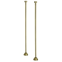 Kingston Brass CC483 Two Pack Straight Bath Supply Line, Antique Brass