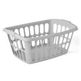thumbnail image 4 of Starplast 1.5-Bushel Rectangular Plastic Laundry Basket, Soft Silver, 6 Pack, 4 of 8