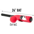 thumbnail image 2 of Franklin Sports MLB Kids Foam Baseball Bat + Ball Set - Jumbo Oversize Toy Bat + Foam Ball for Kids + Toddlers - Red - 24", 2 of 6