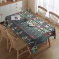 thumbnail image 2 of Boho Bohemia Geometric Line Art Rectangle Tablecloth 60"x84",Waterproof Polyester Rectangle Table Cloth, Wipeable Spillproof Polyester Tablecloth for Dining, Camping, Indoor and Outdoor, 2 of 5