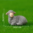 thumbnail image 3 of Yttmshdga Clearance! Miniature Sheep Figures Made Of Resin Decorative Sheep For Home And Robust And Animal Figures For Creative Decoration Ideas, 3 of 5