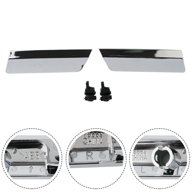 2pcs Car Left Right Headlight Washer Nozzle Cover Set 85208-50030 85207-50030 For For LEXUS LS460 2007 2008 2009