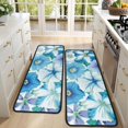 thumbnail image 4 of Kitchen Rugs Sets Of 2,Pioneer Flower Floral Print Pattern Anti Fatigue Kitchen Mat Rugs Non Slip Washable,Decorative Kitchen Floor Mats for Kitchen,Sink,Laundry,17"x47"+17"x47", 4 of 5