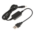 thumbnail image 1 of .0 Mmx1.7mm Cable De Alimentación DC 5V 2A-4A Para DC Coupler DMW DCC3 DCC6 DCC8 Baterías Simuladas Hugo Cable cargador de alimentación USB, 1 of 7