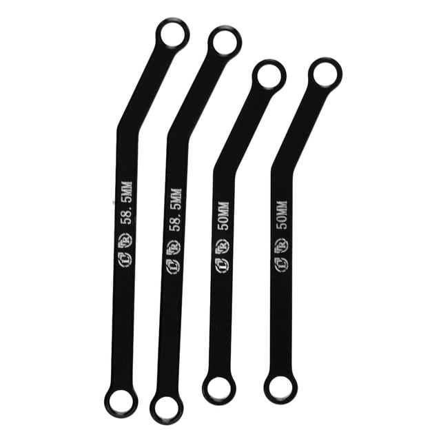 Juego de enlaces de chasis RC, Enlaces de chasis de alto espacio libre Enlaces de chasis RC Varillas de amarre Enlaces de chasis de alto espacio libre Uso conveniente