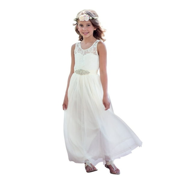 Think Pink Bows Think Pink Bows Little Girls Ivory Floral Lace Vienna Flower Girl Dress Walmart Com Walmart Com Think Pink Bows Think Pink Bows Little Girls Ivory Floral Lace Vienna Flower Girl Dress Walmart Com Walmart Com