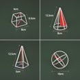 thumbnail image 2 of Modelo geométrico tridimensional para escuela secundaria y preparatoria, material didáctico de matemáticas, conjunto grande de 18 piezas, marco pequeño, material gráfico de geometría, material, 2 of 4