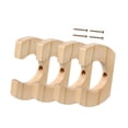 thumbnail image 4 of guohui Support 4 Pcs en Bois Robuste pour Pagaies, Cintre, Support de Rame Robuste, Décoratif, 2 Paires, 4 of 8
