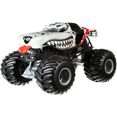 UPC 887961018271 product image for Monster Jam Hot Wheels 1:24 Mutt Dalmatian Die-Cast Truck Play Vehicles | upcitemdb.com