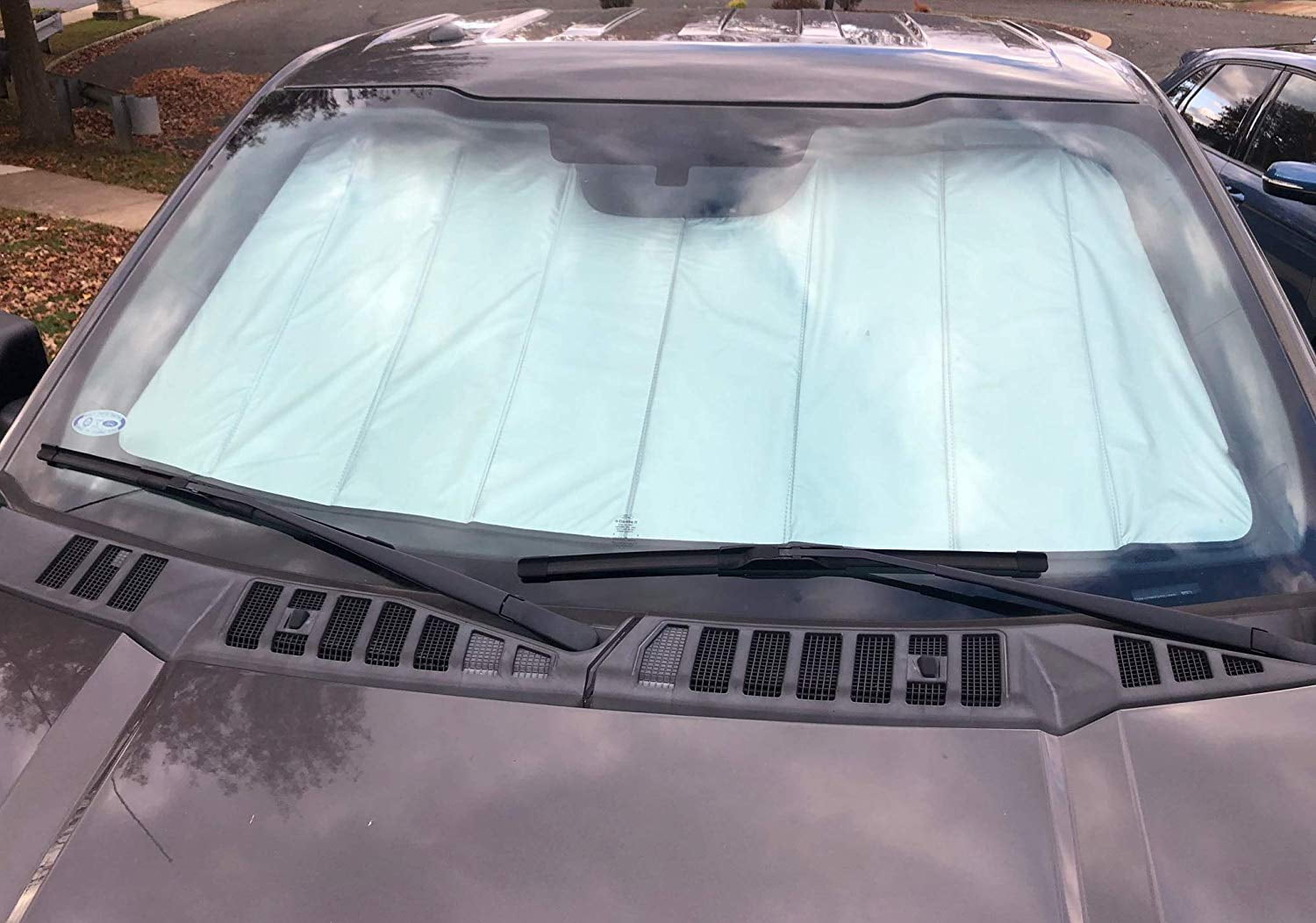 Windshield Sun Shade UV Reflector Custom Cover Foldable with Storage