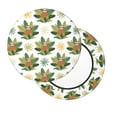 thumbnail image 7 of Cauagu Sloth Sitting Tropical Leaves Print Round Stool Covers,Seat Cushion for Round Bar Stool Chair Seat Cover for Bar Round Chair Fits for 12/13/14in Bar Stool Cushion, 7 of 7