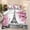 ssp15321, variant on Eiffel Tower Comforter Set Size Pink Building Bicyle Flower Bedding for Couple Lover Girls Romantic Paris Theme Quilt 1 Comforter 2 Pillowcases