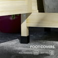 thumbnail image 5 of Outsunny Wooden Potting Bench, Outdoor Potting Table with Storage Cabinet, Storage Shelves, Sink, Water Tap for Backyard, Patio, Balcony, Natural, 5 of 9