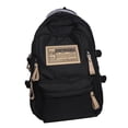 thumbnail image 4 of Mochila para mujer, mochila escolar, mochila con bolsillos laterales, mochila ligera, bolsa de viaje, mochila para mujeres, adolescentes y estudiantes , negro, 4 of 9