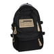 thumbnail image 4 of Mochila para mujer, bolsa de viaje, moda para actividades al aire libre, cuaderno con bolsillos laterales, mochila escolar, mochila para adolescentes , negro, 4 of 8