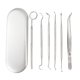 thumbnail image 2 of 6uds Herramientas dentales Dental Acero inoxidable Scaler Scaler Remover anti-niebla Juego de espejo Cuidado Belleza, 2 of 5