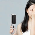 thumbnail image 1 of Peine alisador de pelo inalámbrico, peine alisador de pelo calentado, peine de peinado antiescaldaduras, peine eléctrico caliente para el hogar, 1 of 8